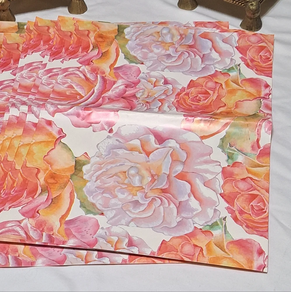 20 Designer Mailers Watercolor Blossoms 10 X 13 Poly Mailers Plus Extra's